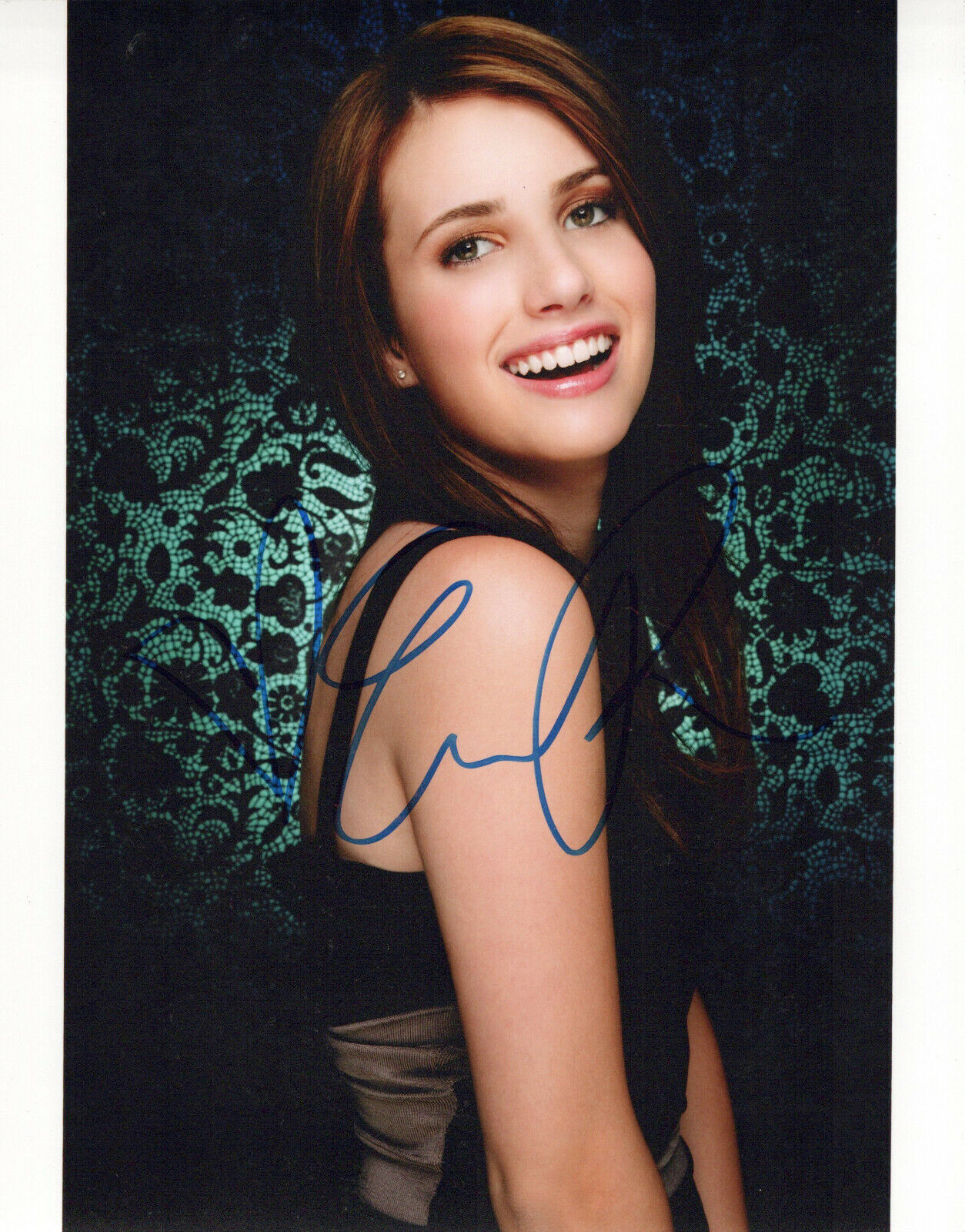 Emma Roberts glamour shot autographed Photo Poster painting signed 8x10 #3