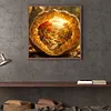 Diamond Painting -DIY Round Drill Heart-Shaped Beach Scene(40x40cm)