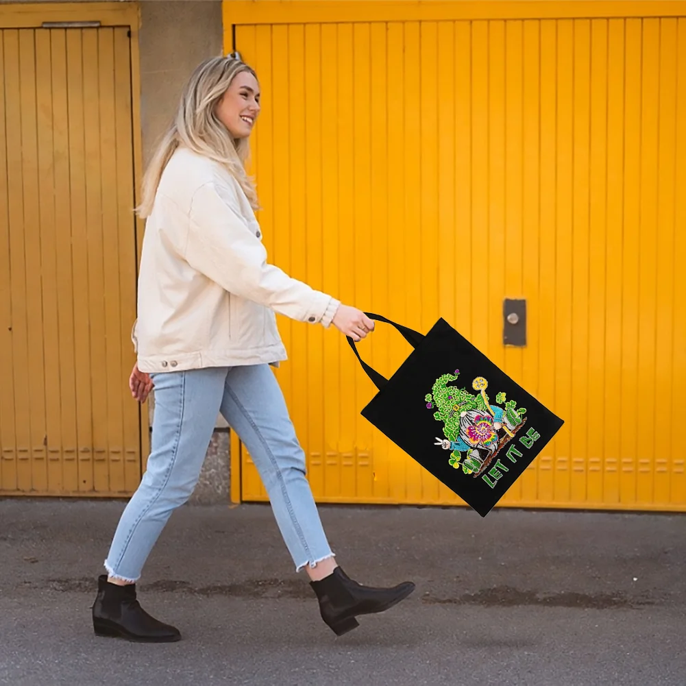 DIY Diamond Painting Eco-Friendly Canvas Bag