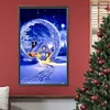 Diamond Painting -DIY Round Drill Sun Moon Star View(30x50cm)
