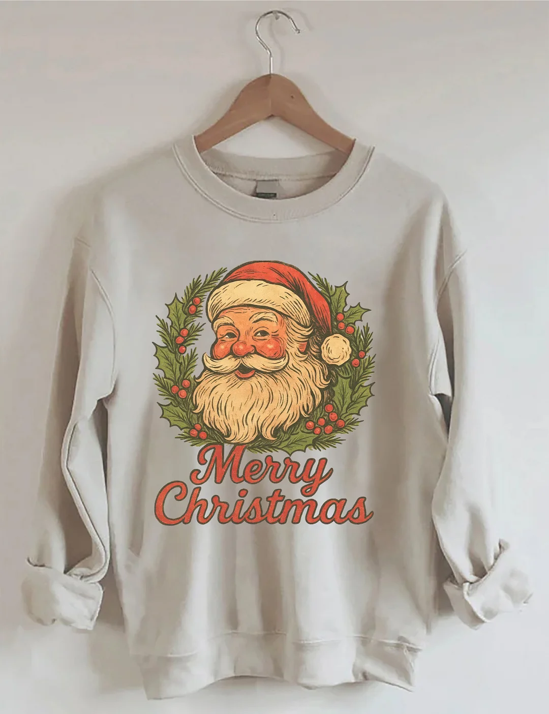 Retro Santa Christmas Sweatshirt