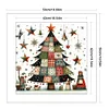 Xmas Tree-11CT Stamped Cross Stitch 50*50cm/19.69*19.69in