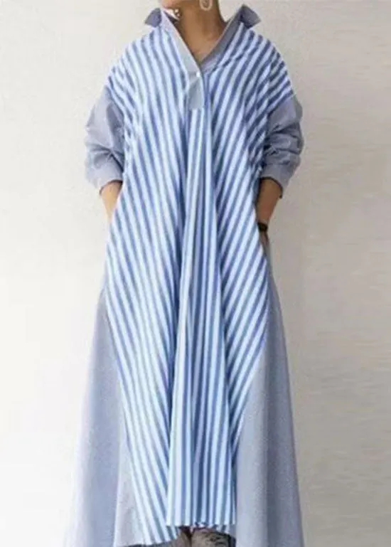Blue & White Classic Peter Pan Collar Romper – Rapife SS26 In Stock Now