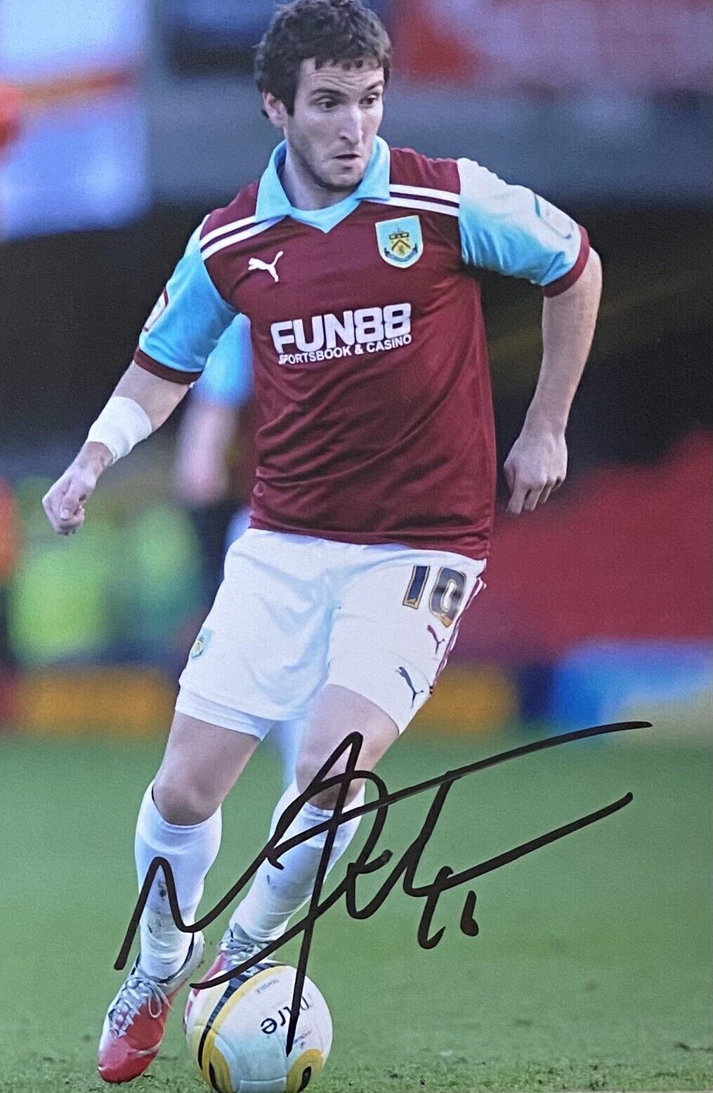 Martin Paterson Genuine Signed Burnley 6X4 Photo Poster painting 3