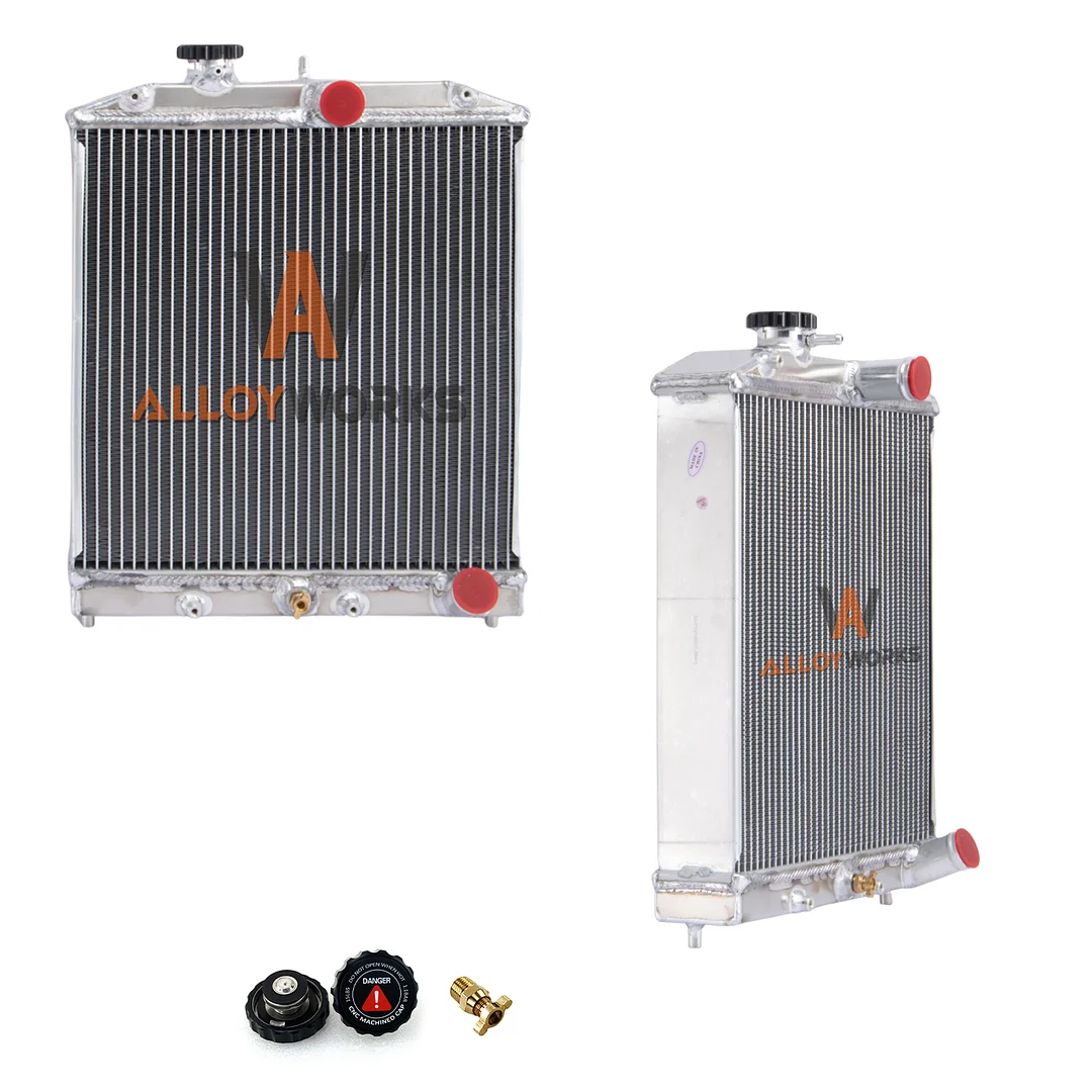 Alloyworks 3 Row Radiator For 1992-2001 Honda Civic EJ EK DEL SOL EG/ Acura Integra 1.5 1.6 1.8L I4 MT