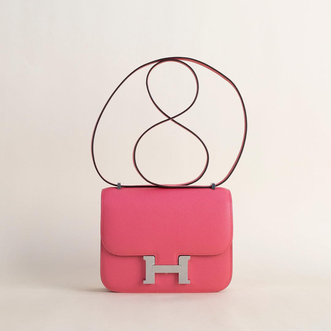 Constance 18CM Epsom 8W Rose Azalee  GHW