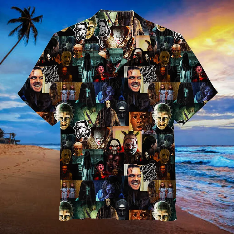 Horror Movie Characters | Unisex Hawaiian Shirt