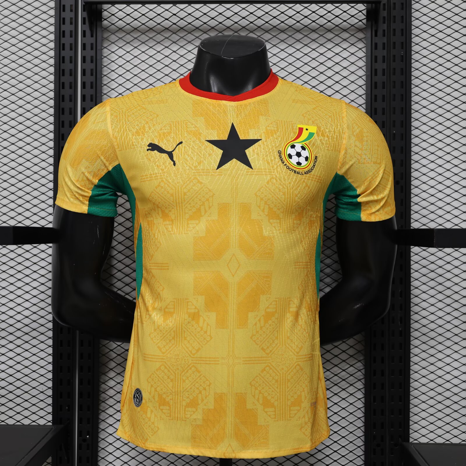 2026 Player Version Ghana National Team Away Football Shirt（The player version jersey is a bit tight, please pay attention to the size selection）