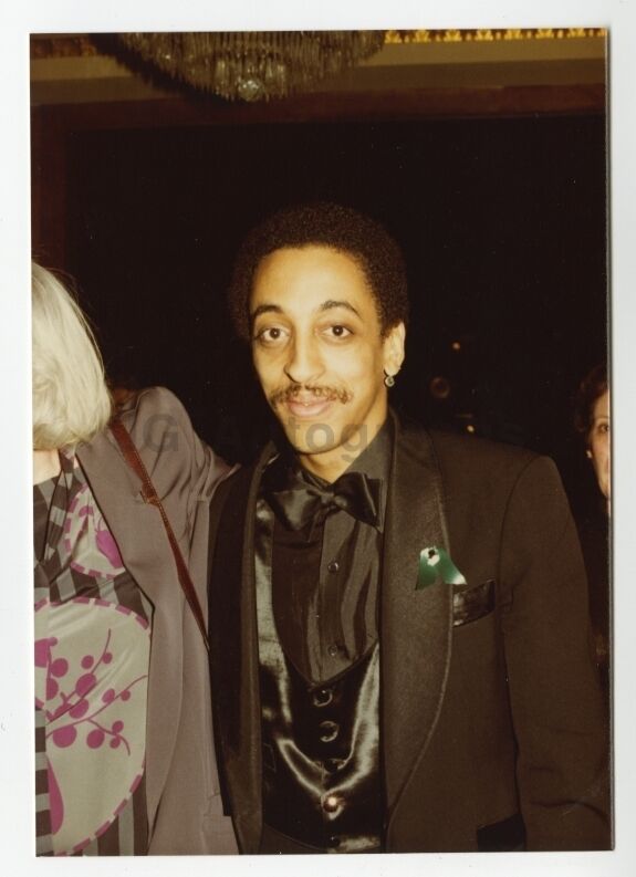 Gregory Hines - Vintage Candid Photo Poster painting by Peter Warrack - Previously Unpublished