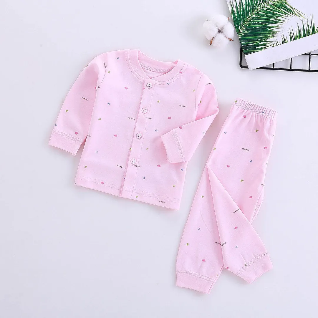 0-2 Years Soft Baby Clothes Set Spring Autumn Cotton Newborn Baby Boys Girls Clothes 2PCS Baby Pajamas Unisex Kids Clothing Sets