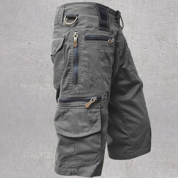 Mens Zip Outdoor Sports Shorts