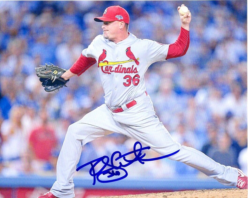 Signed 8x10 RANDY CHOATE St Louis Cardinals Autographed Photo Poster painting - COA