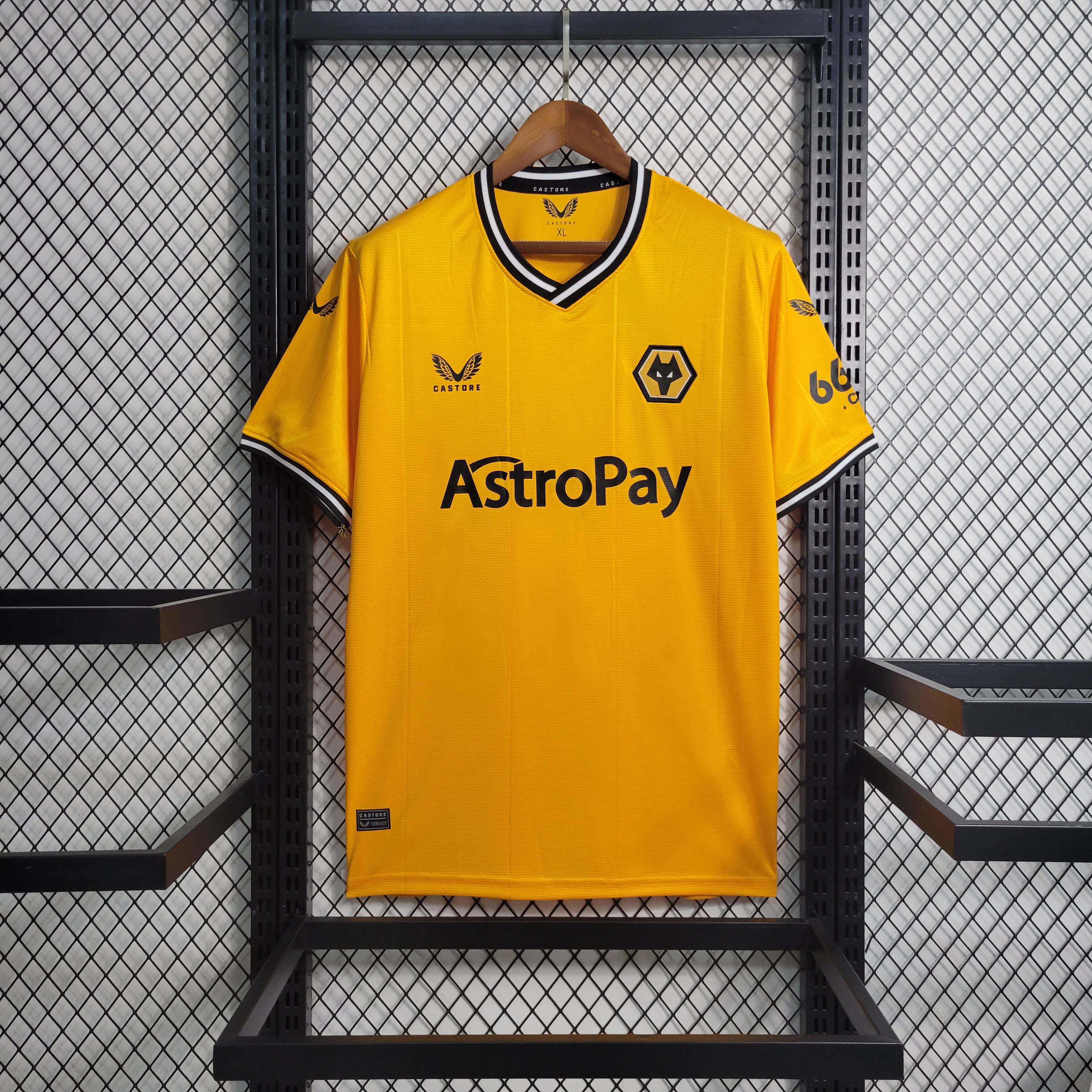 2023-2024 Wolves Home Football Shirt 1:1 Thai Quality