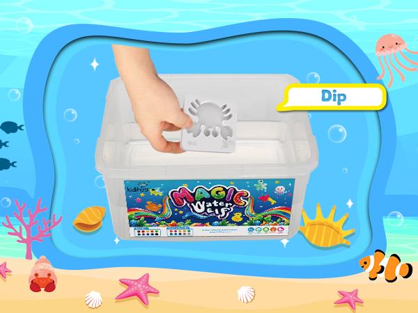 Product Introduction of Kiditos  Magic Water Elf Toy Kit with Magic Gels, Molds - Imaginative Play, Christmas Gifts, Birthday Gifts, Party Favors, and Family-Friendly DIY STEM Projects 5