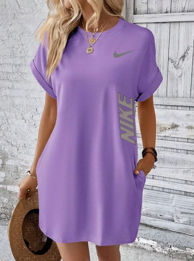 NIKE2025 jarní a letní nové volné šaty