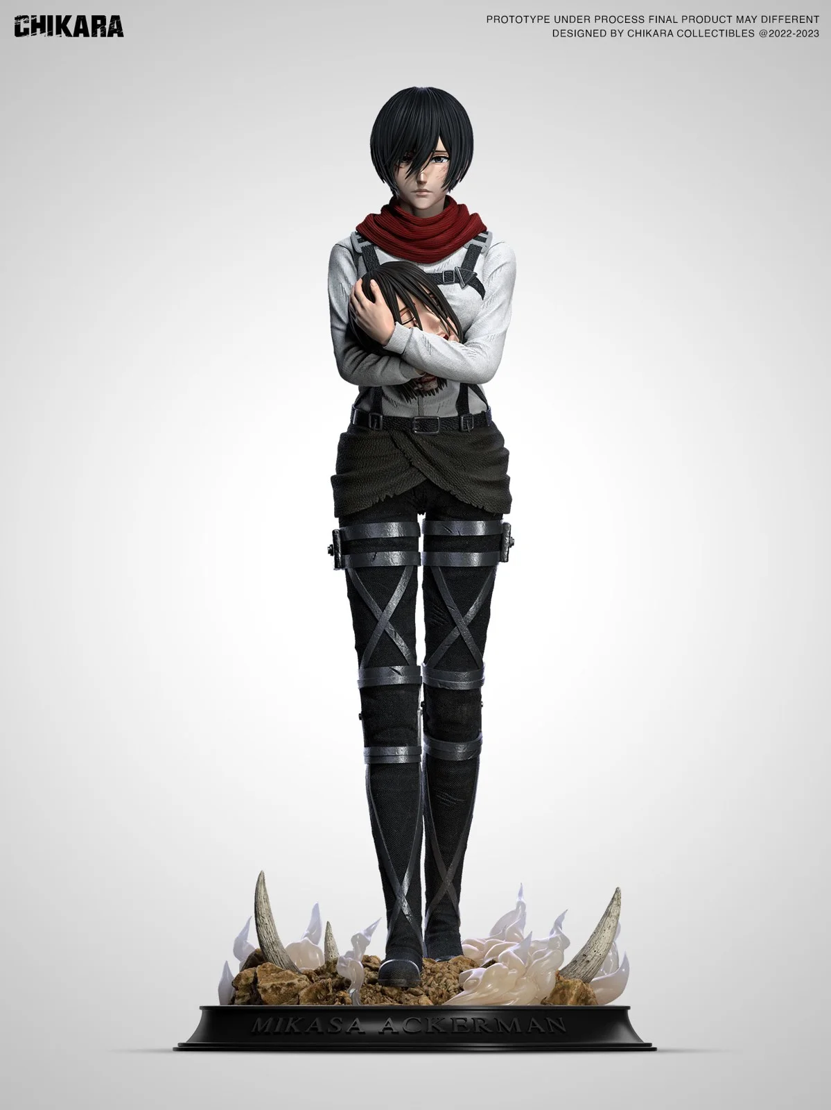 1/6 Scale Mikasa Ackerman Goodbye Eren Jaeger - Attack On