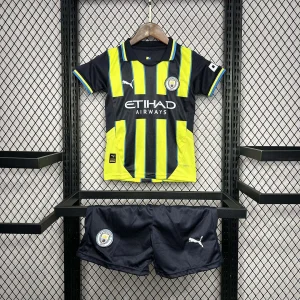 2024/2025 Manchester City Away Football Shirt 1:1 Thai Quality Kids Size