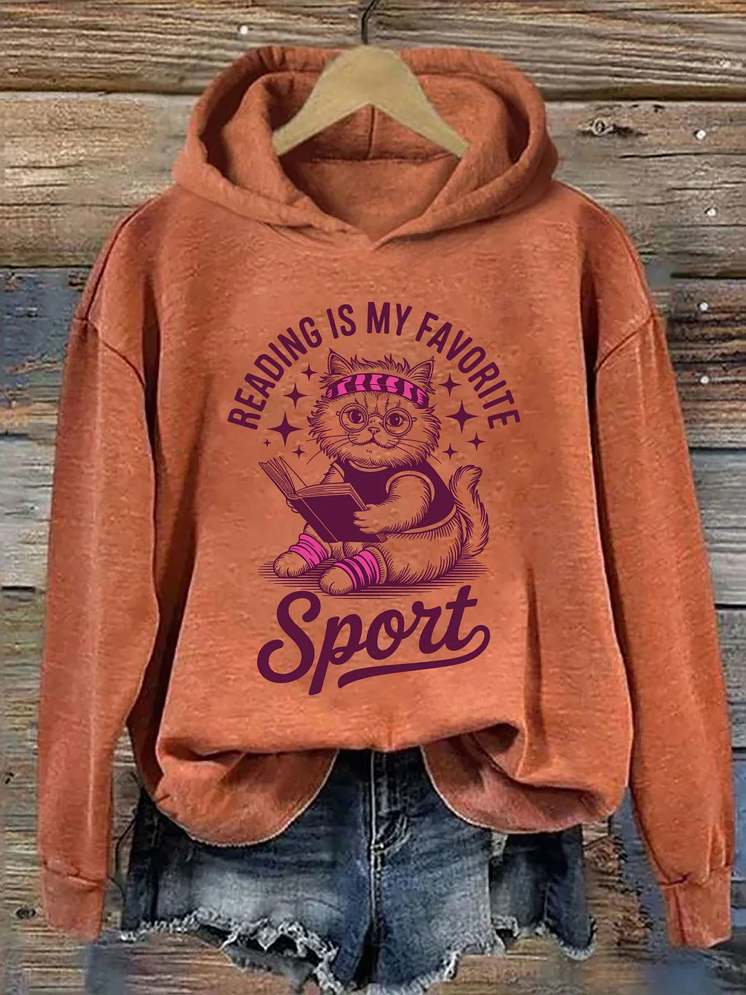 Reading Is My Favorite Sport Hoodie
