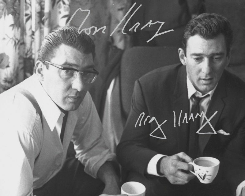 Ronnie & Reggie Kray Autograph Signed Photo Poster painting Print