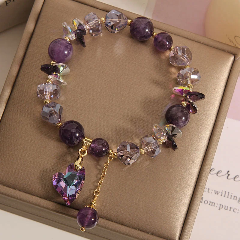 Natural Amethyst Fortune Calm Bracelet
