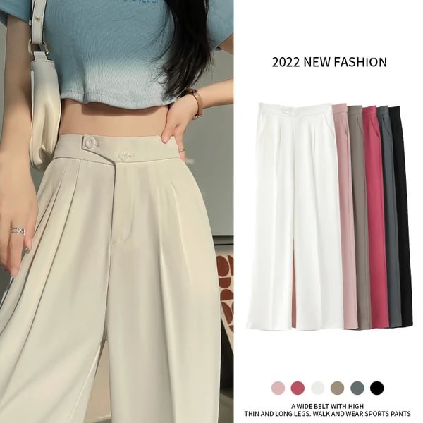  Woman's Casual Full-Length Loose Pants