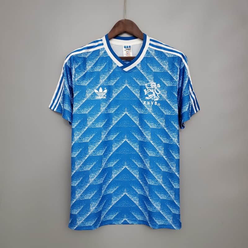 Retro 1988 Netherlands Soccer Jersey Away