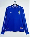 1998 Retro Long Sleeve Brazil Away Football Shirt 1:1 Thai Quality
