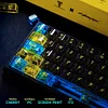 Cyberpunk Cyberpunk Theme 172-Key Full Set of PC Fully Transparent Keycaps Original Height