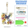 1Pc DIY Diamond Painting Lettter Keychain