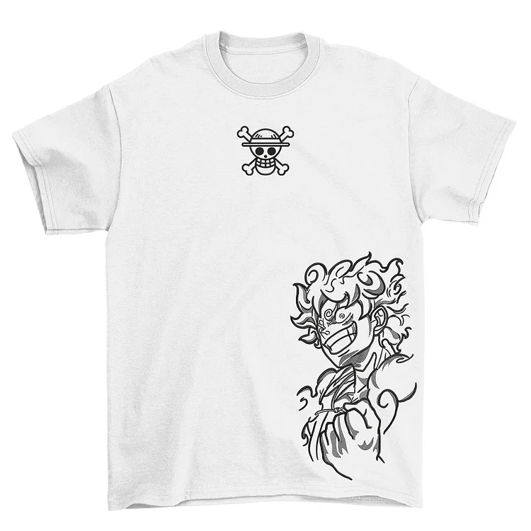 L.F. Gear 5 Embroidery Print T-shirt - O.P.