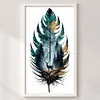 (US Local)Feather-11CT Counted Cross Stitch Kit(40x70cm)
