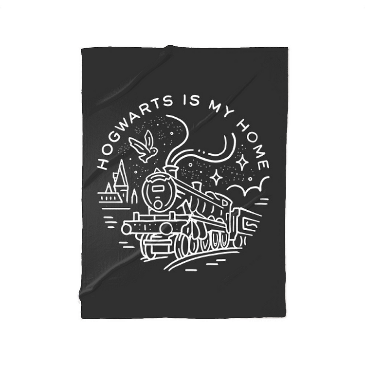 Trains To Hogwarts, Harry Potter Fleece Blanket