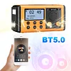 10000mAh Emergency Radio Solar/Hand Crank Charging Multifunctional DAB FM Radio