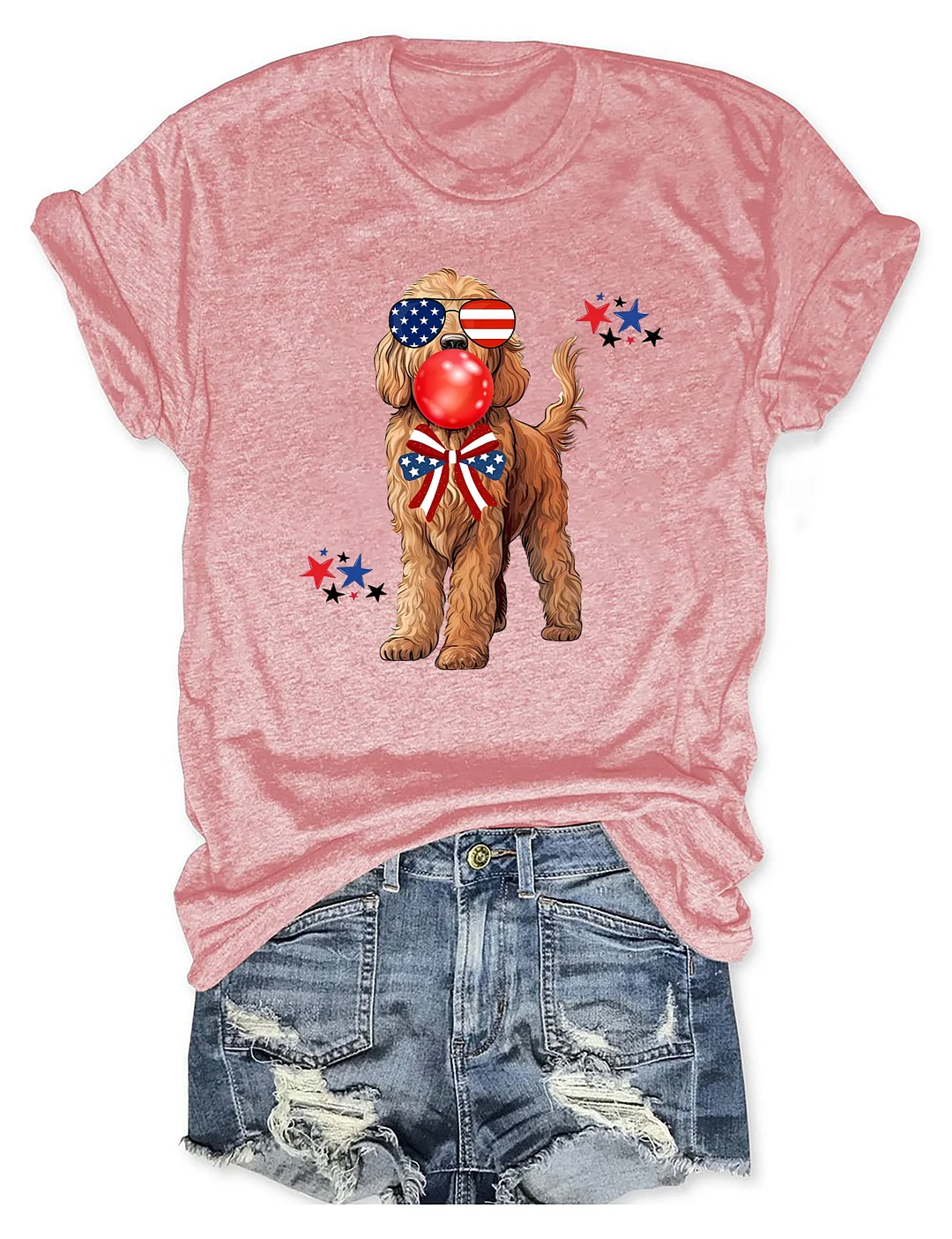 Goldendoodle 4th Of July T-shirt