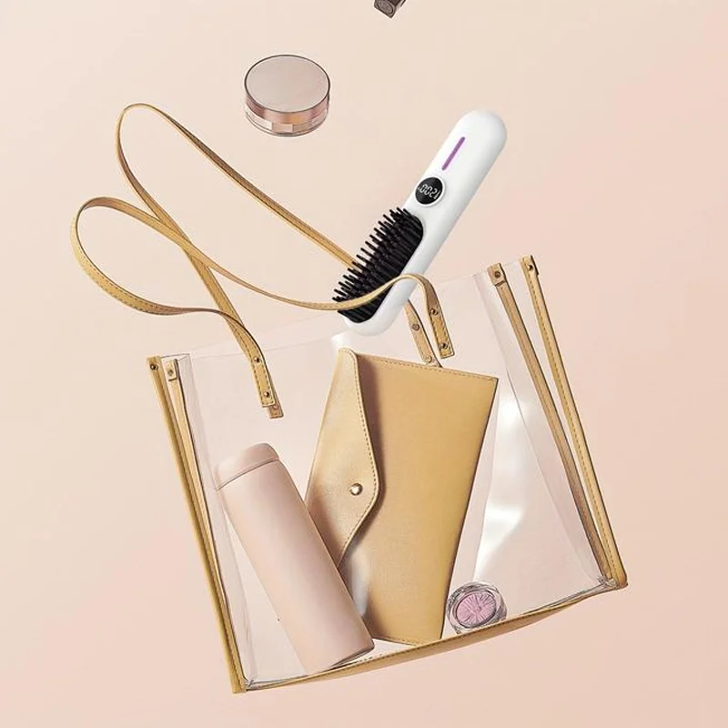 Portable Cordless Straightener Brush