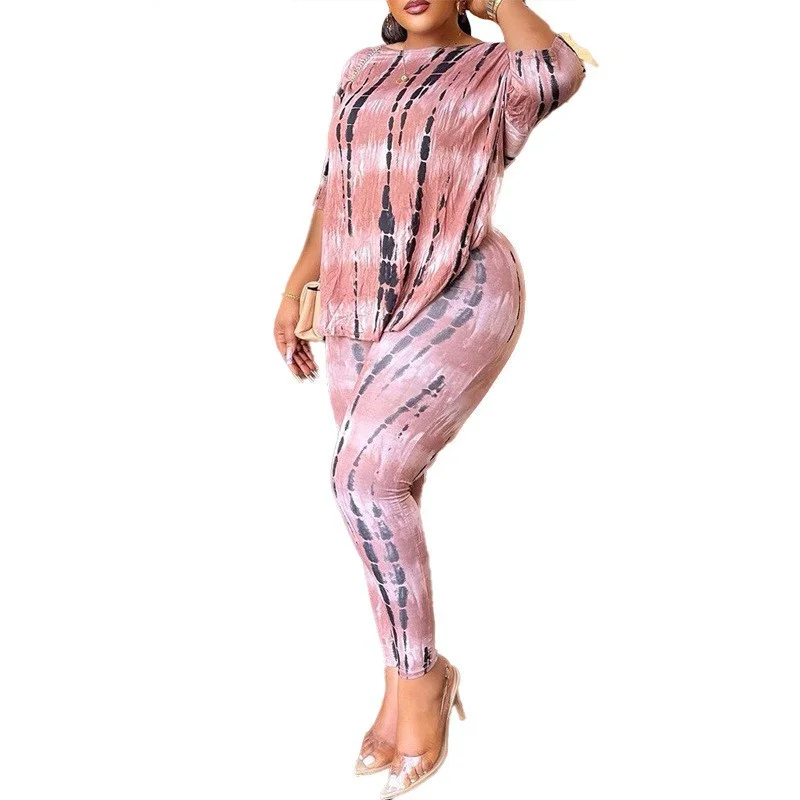 Wongn Wongn 2023 Women's Waist, Hip, Seamless High Elastic Fashion Print Casual Yoga Pants Top 2 Sets