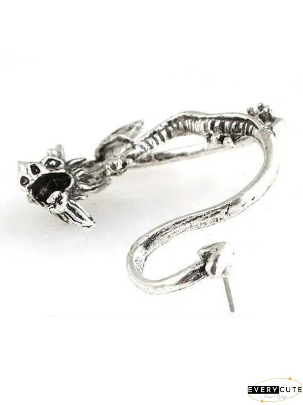 Vintage Kiss Of Dragon Alloy Earring Accessories