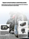 Motorcycle DVR HD 1080P Front Rear View Dash Cam IP65 Waterproof Parking Monitor