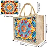 Diamond Painting Mandala Linen Tote Bag Replaceable Canvas for Women