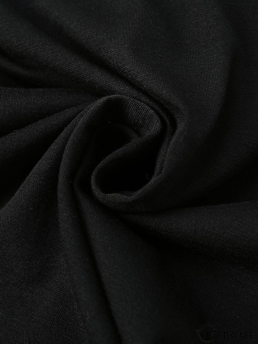 Black Long Sleeve Vintage Top | IFYHOME