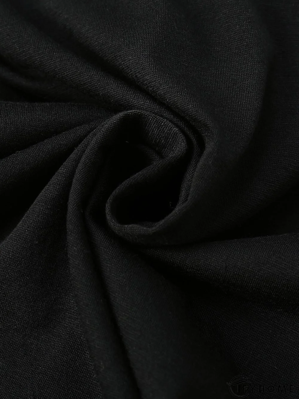 Black Long Sleeve Vintage Top | IFYHOME