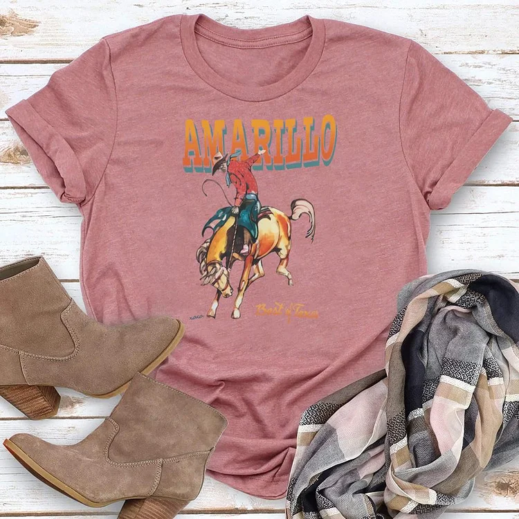 Amarillo T-shirt Tee -06678-Annaletters