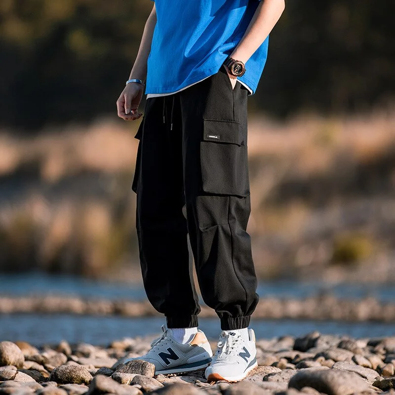 Aonga Men's Cargo Pants  New Fashion Loose Big Pocket Joggings Military Pants Men Streetwear Casual Classic Trousers Men Autumn aonga