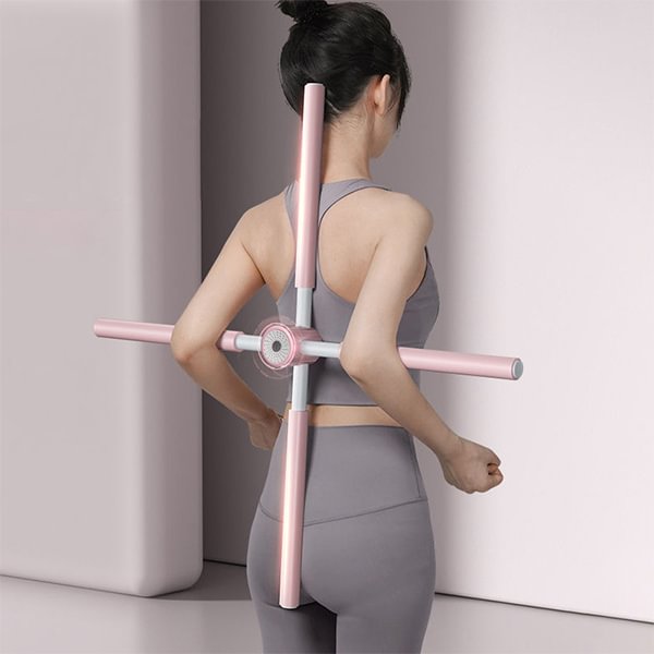 2Pcs Wooden Standing Posture Corrector Yoga Training Sticks