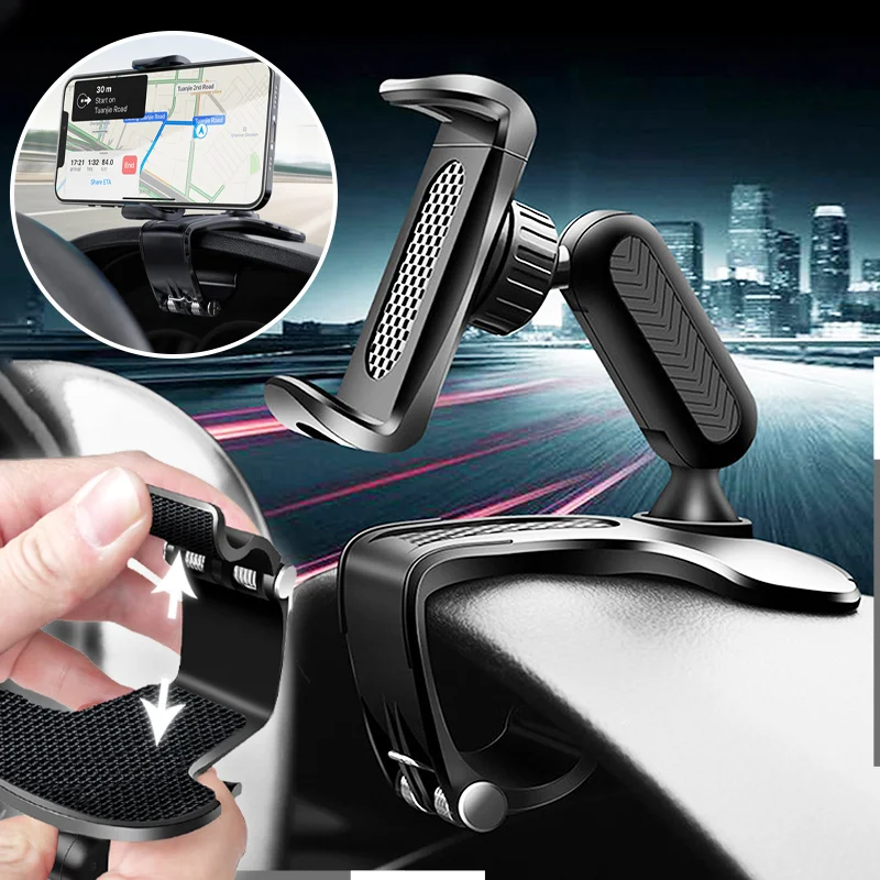 Multifunctional Car Dashboard Phone Holder