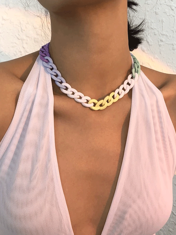 Multicolor necklace