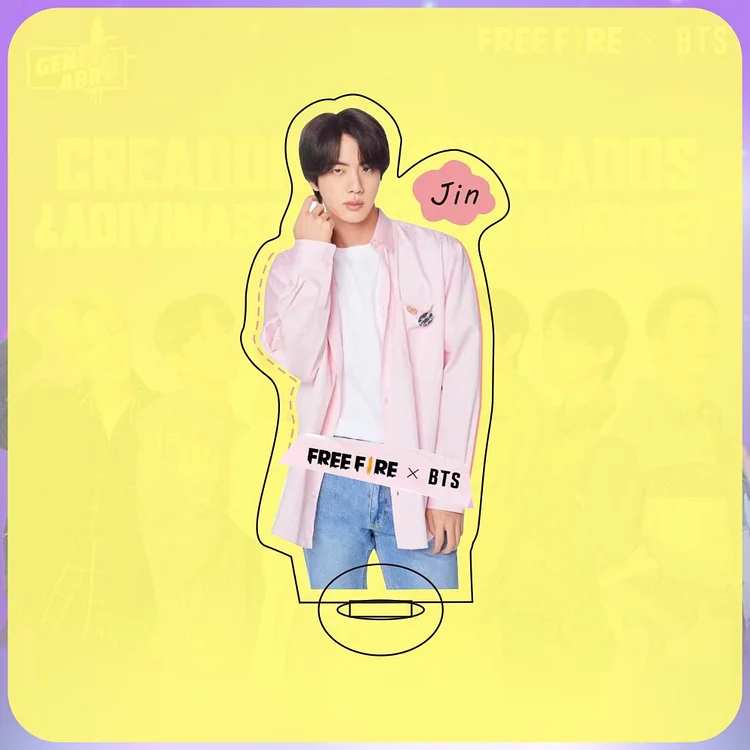 BTS × Free Fire Member Stand