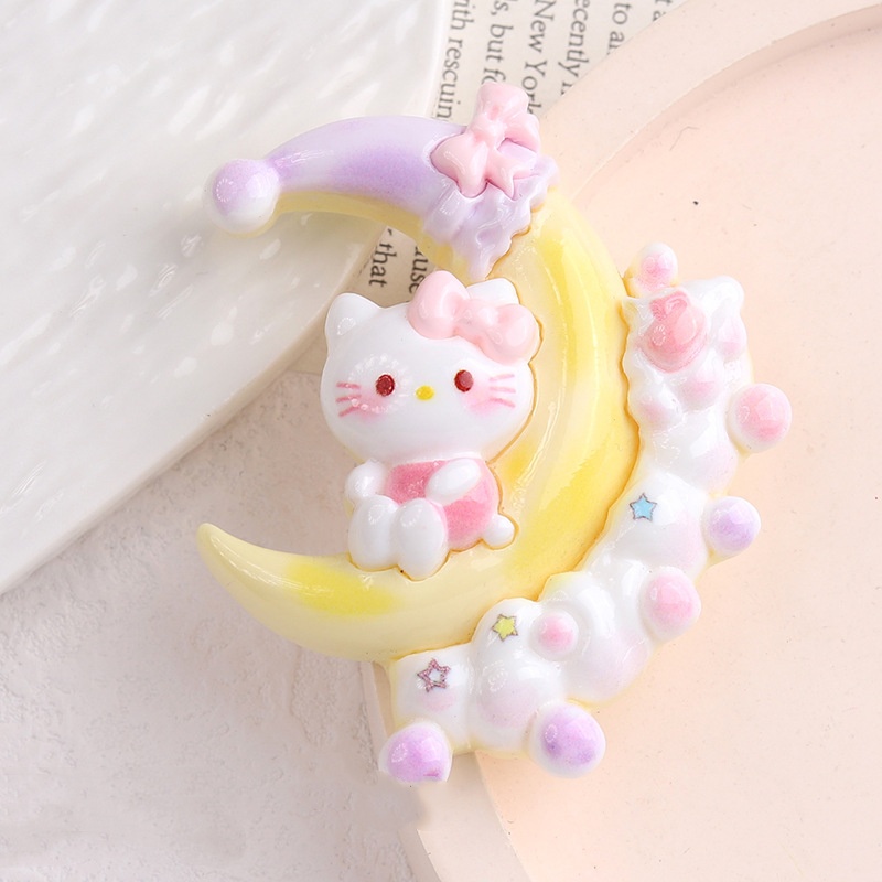 Huge Sansan Characters Sleeping on Moon