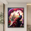 Red Peacock Full Stamped Cross Stitch Kit 11CT 3-Strand 50x65cm