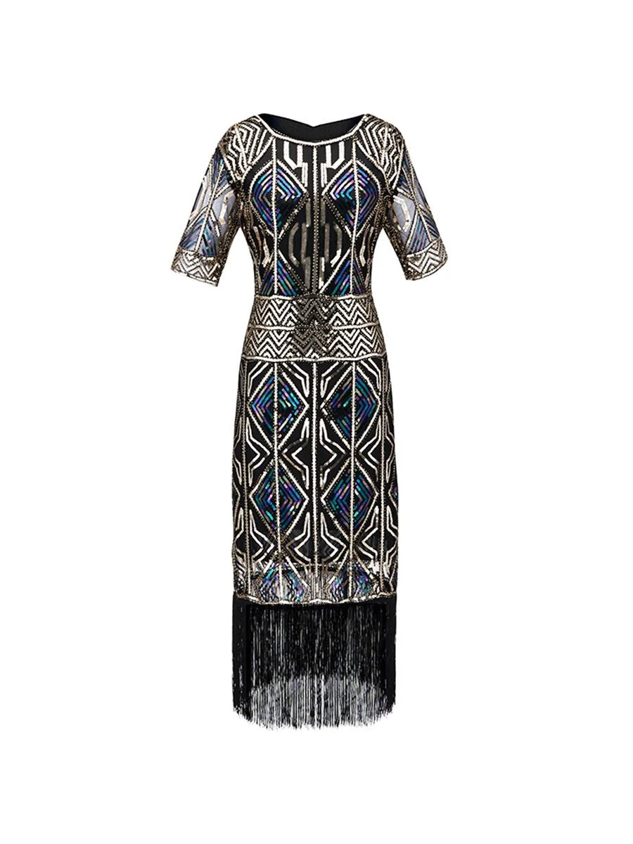 1920s Dress Gorgeous Vintage Sequined Dress